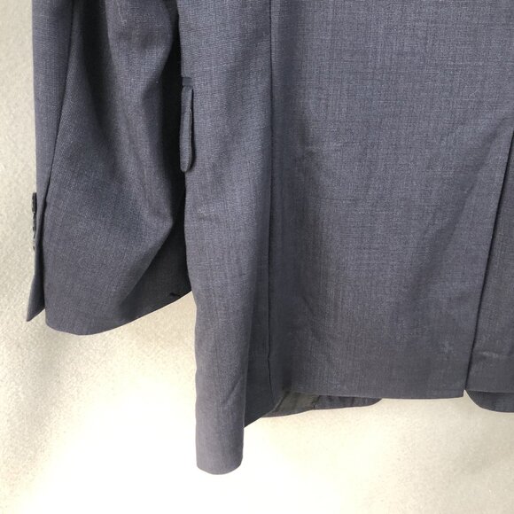 Jos A Bank Sport Coat Mens 43L Long Gray 100% Wool Jacket Blazer Office Classic - Picture 5 of 12